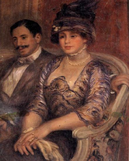 Pierre Renoir M and Mme Bernheim de Villers oil painting image